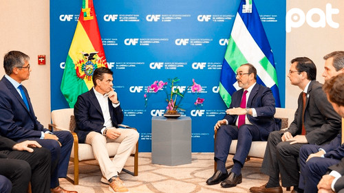 CAF compromete $us 3.100 millones para impulsar recuperación económica de Bolivia