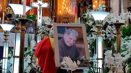 Se realizó cierre de vías por cortejo fúnebre del padre Pérez
