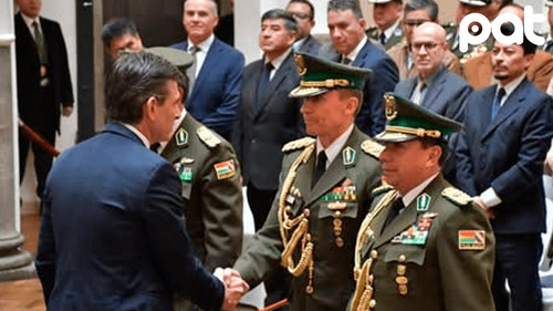 Imagen de Presidente Paz posesiona a nuevo alto mando policial y exigen cero corrupción