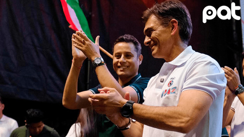 Rodrigo Paz desmiente distanciamiento y afirma comunicación "fluida" con Lara Rodrigo Paz desmiente distanciamiento y afirma comunicación "fluida" con Lara