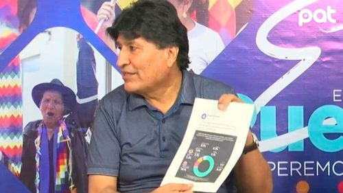 TSE advierte posible pena para Evo por difundir encuestas