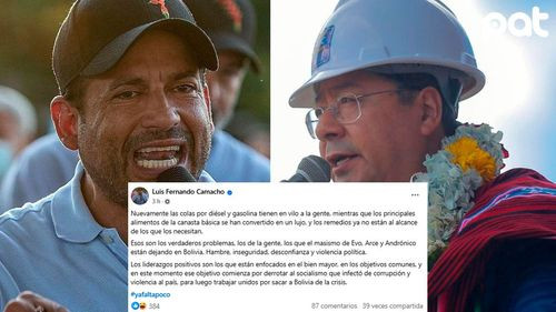 Camacho culpa al socialismo por crisis económica y social