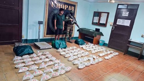 Felcn detiene a un individuo en Chimoré cuando intentaba transar 90 kilos de cocaína