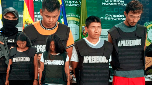 Cinco aprehendidos por atraco a joyerías en la zona Los Pozos