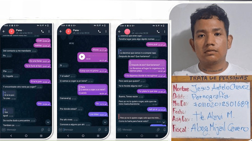 Detenido en el mercado Los Pozos por posesión de material de pornografía infantil y conversaciones comprometedoras en Telegram
